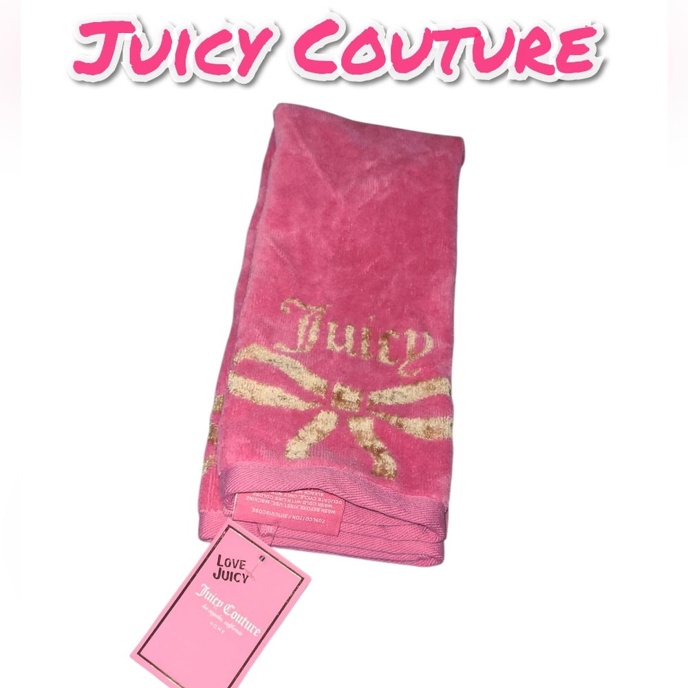 Juicy Couture Pink Hand with Gold Bow